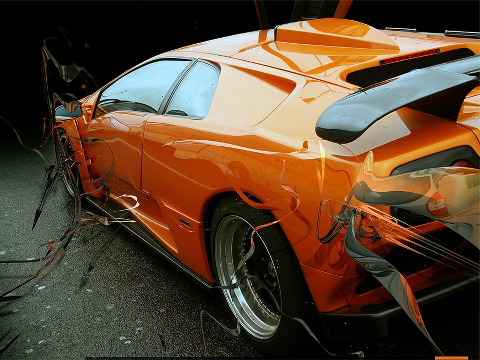 lambo orange hard