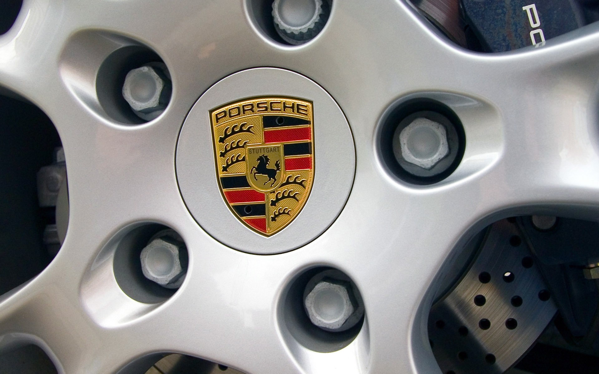 porsche logo motorhaube