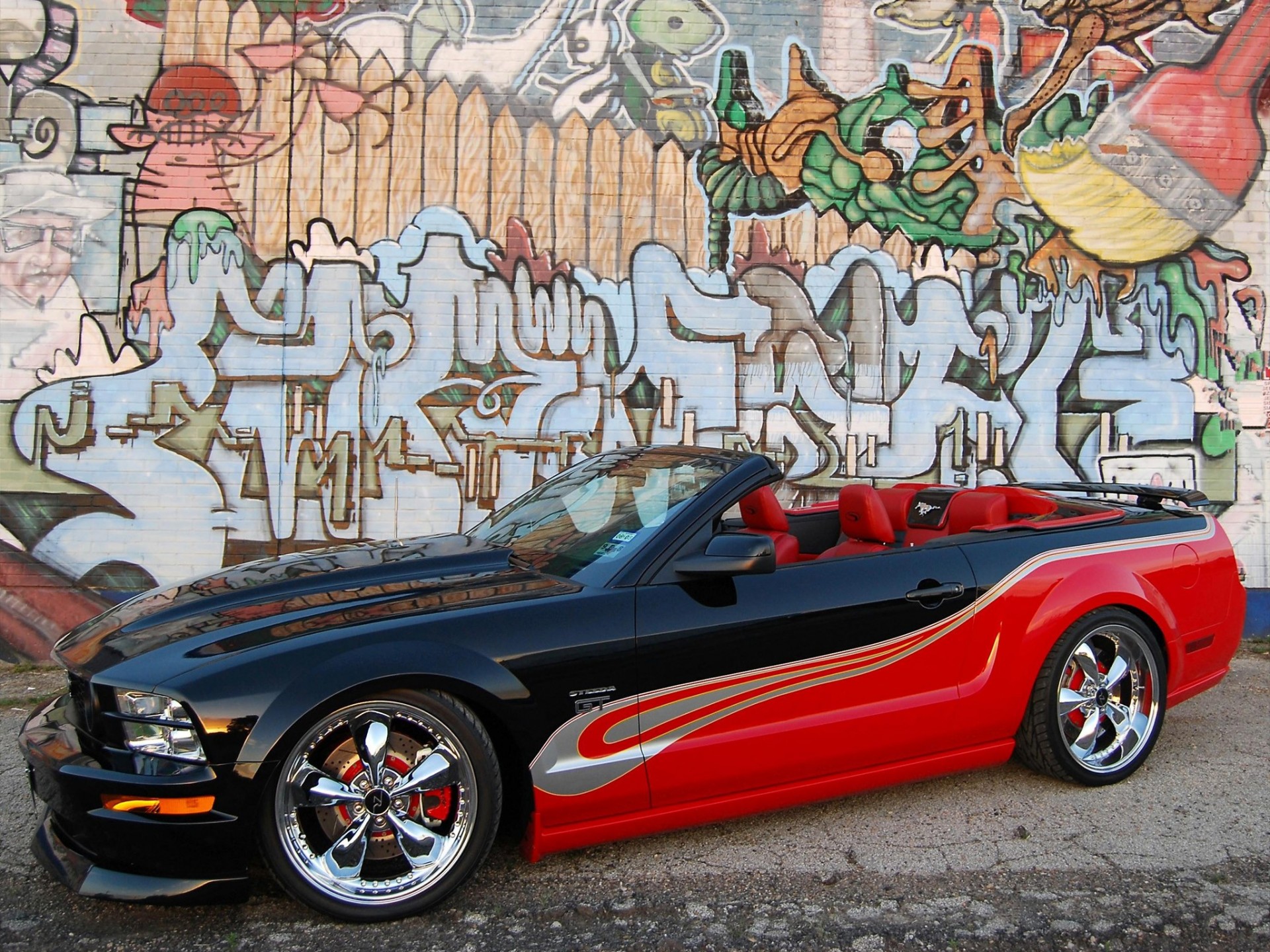 ford mustang graffiti