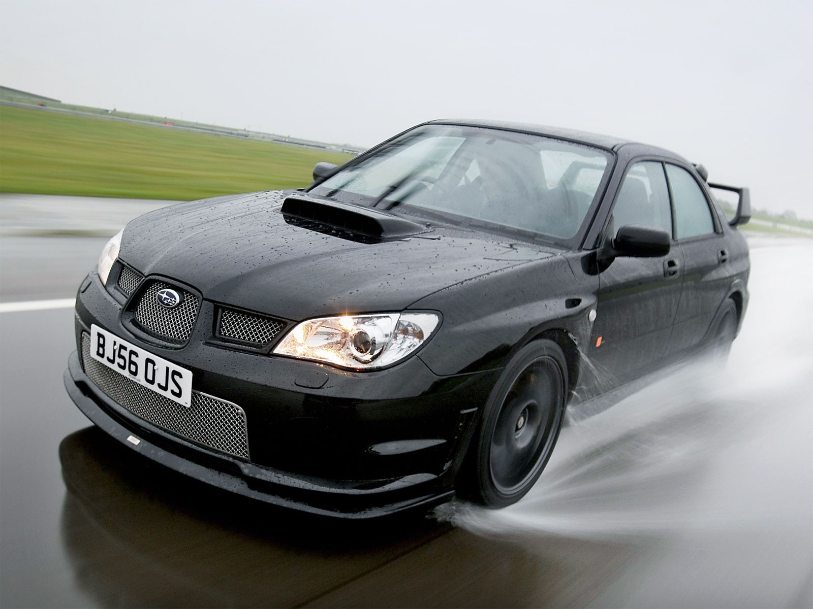 ubaru impreza wrx 2006 black