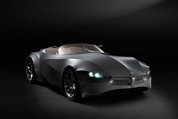 Photo of a black BMW gin concept