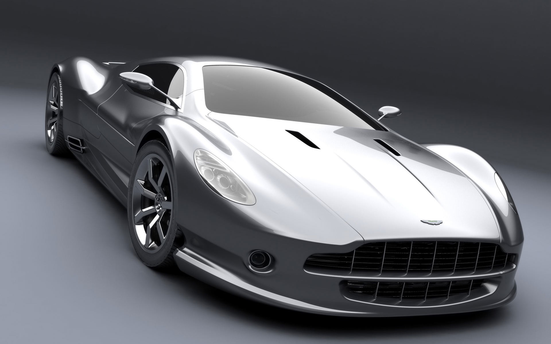 aston martin concept argento