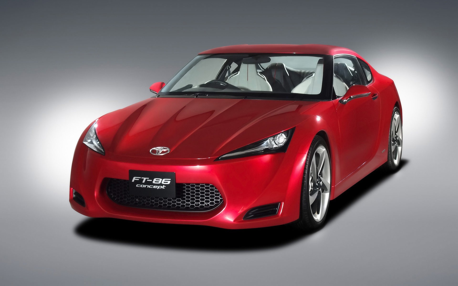 toyota ft-86 концепт красный