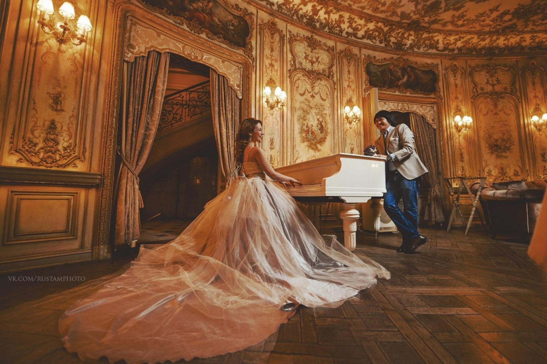 love mood wedding piano the pair