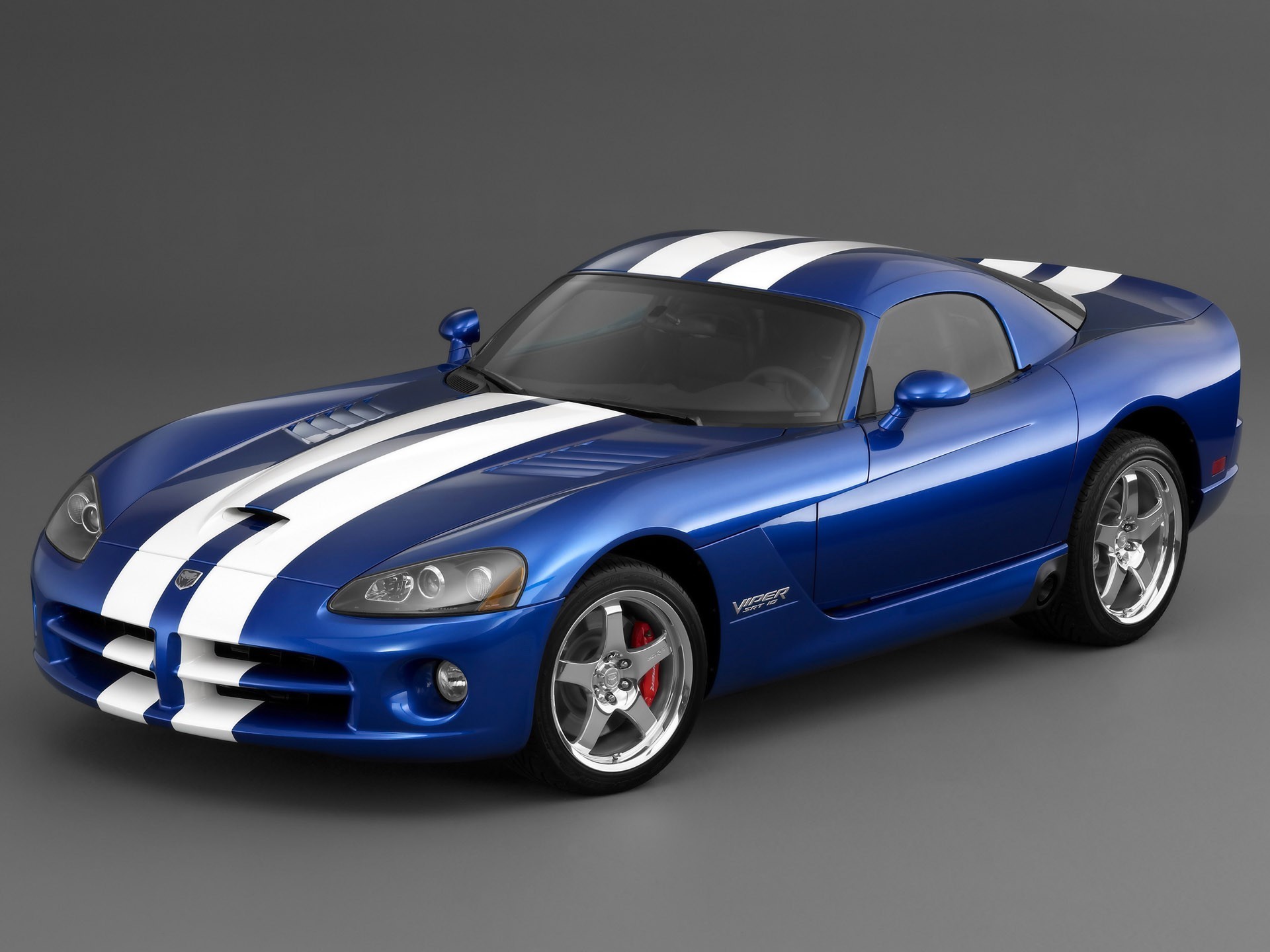 ausweichen viper srt10 coupe grau blau