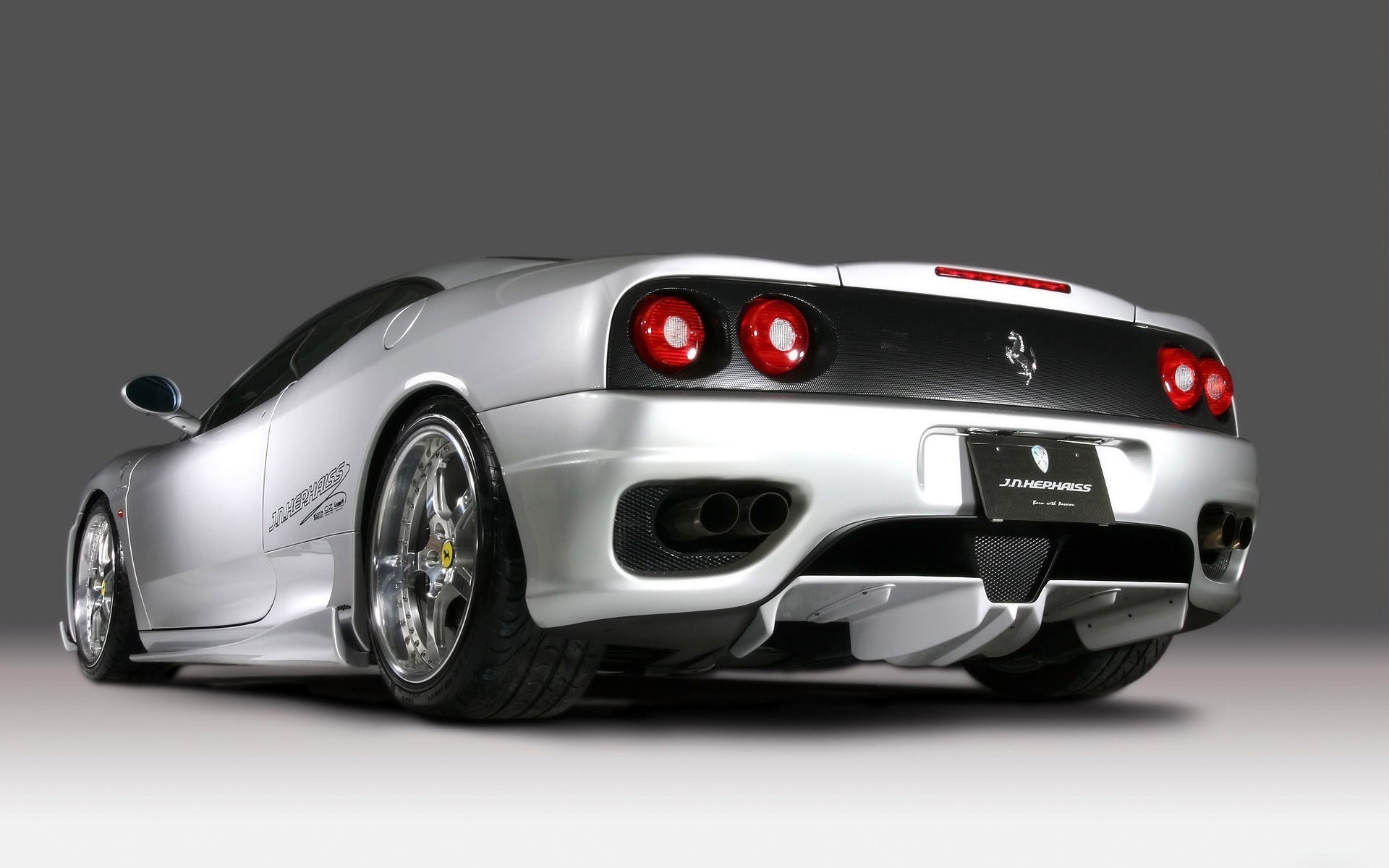 ferrari argent phares