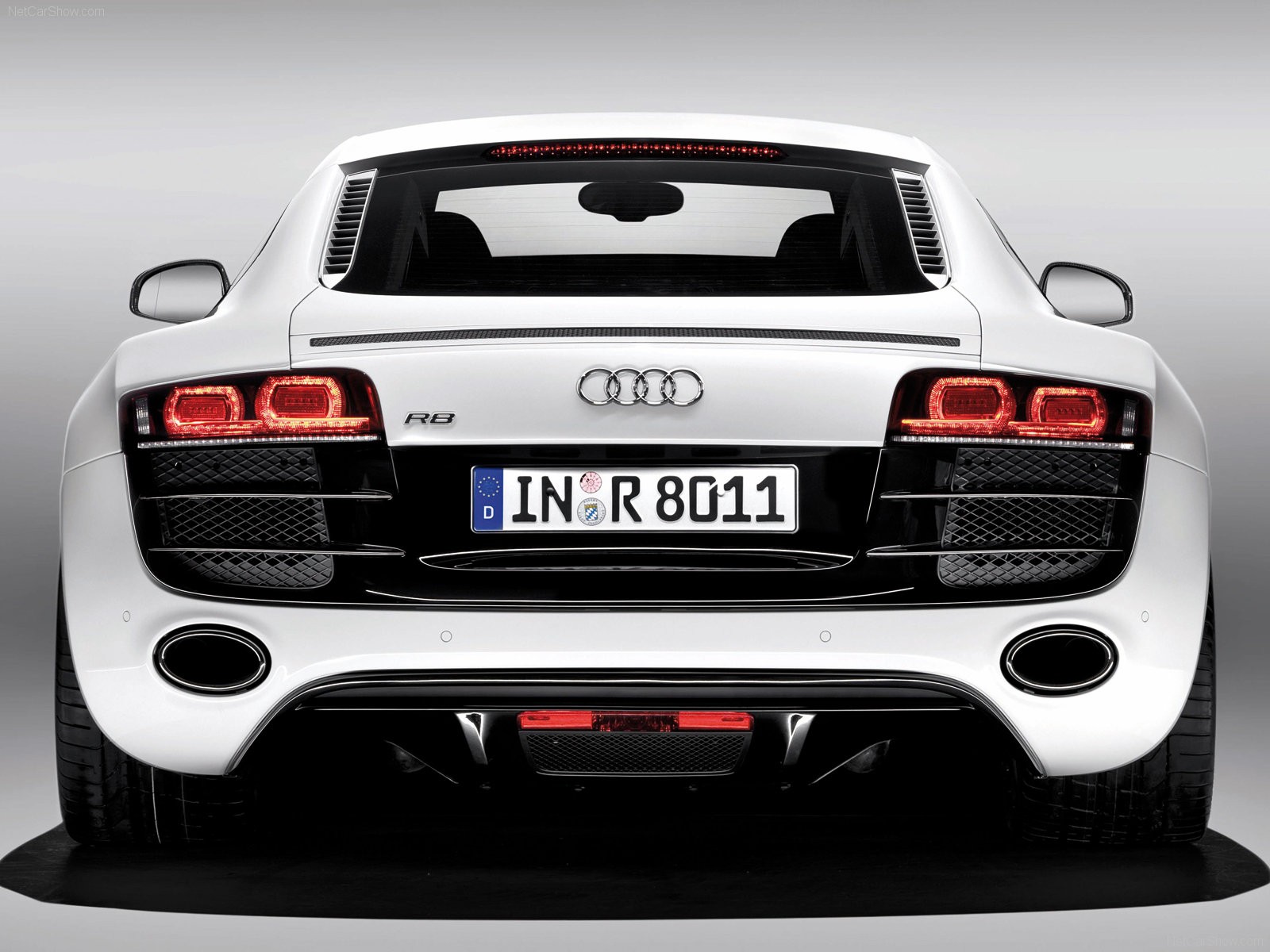 audi r8 weiß