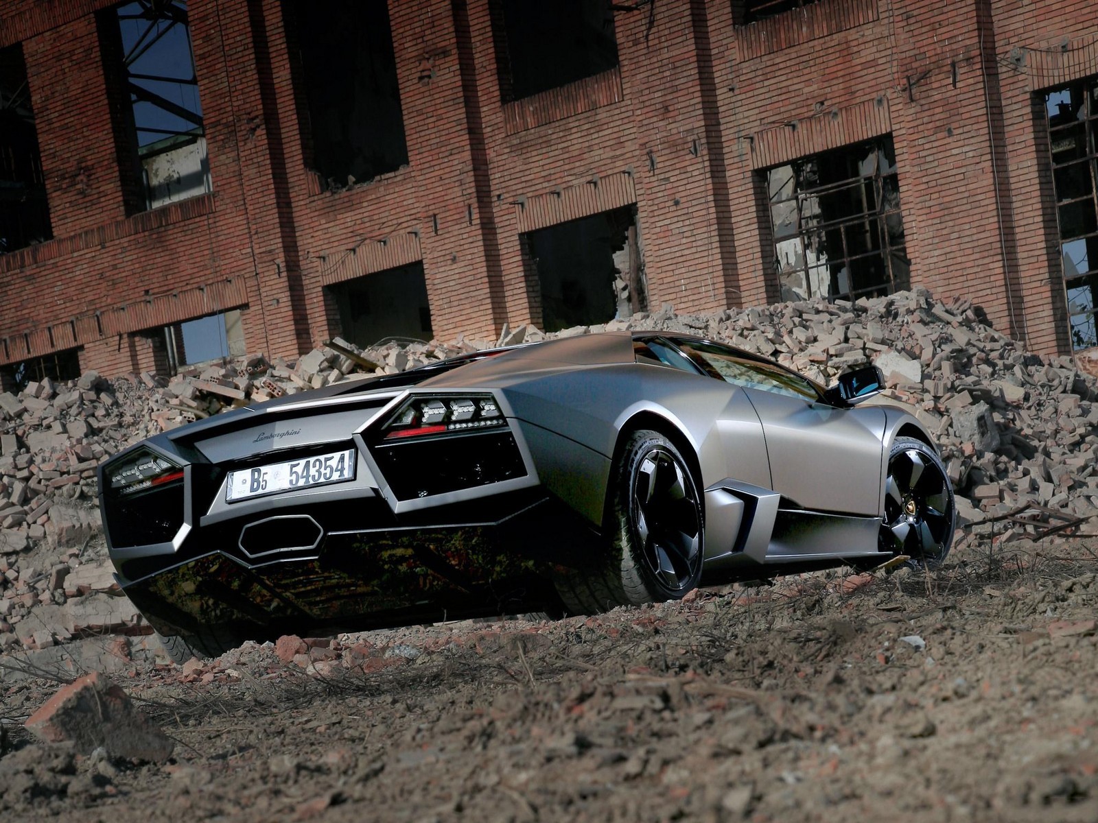 lamborghini reventon black ruin