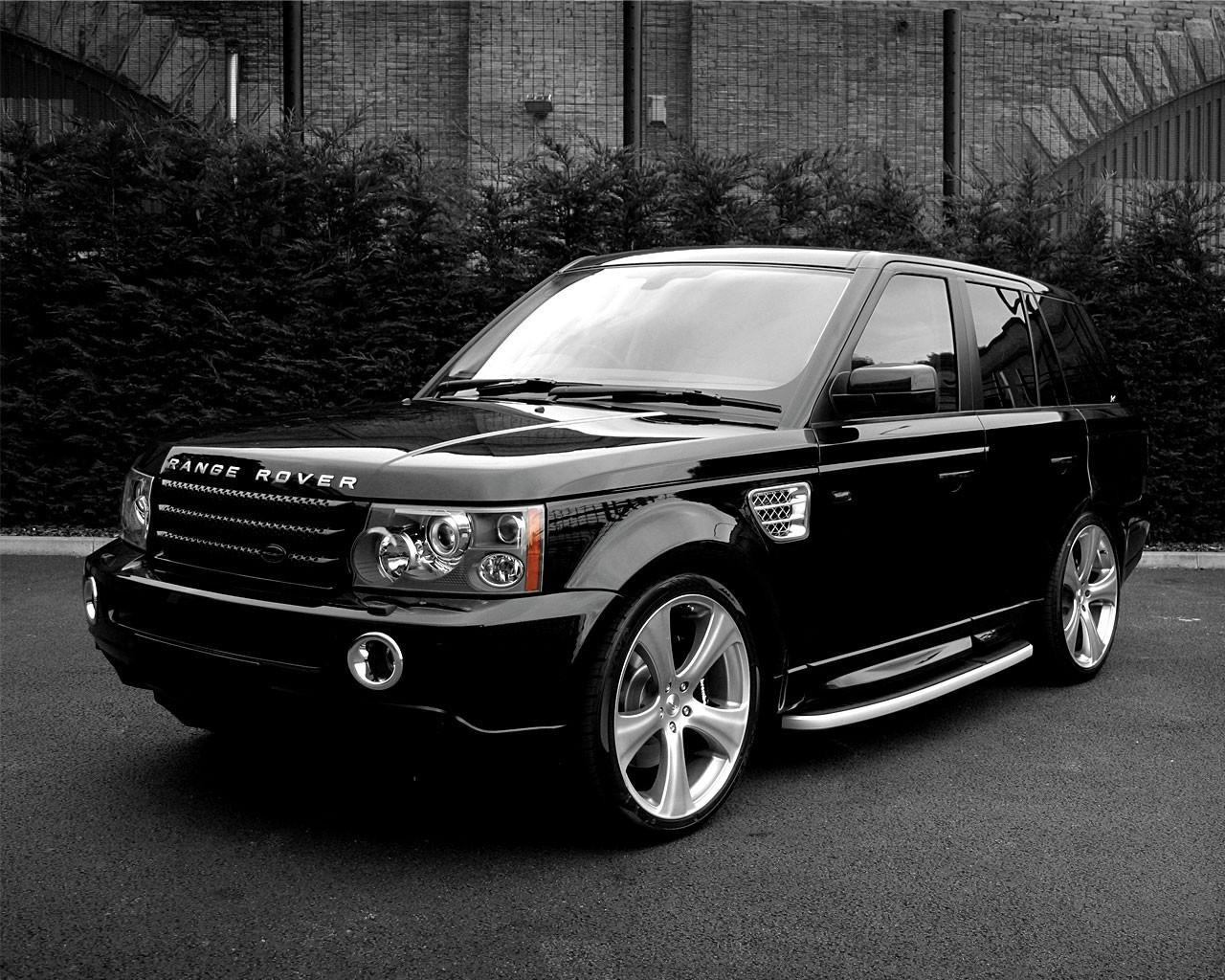 land rover suv jeep black and white