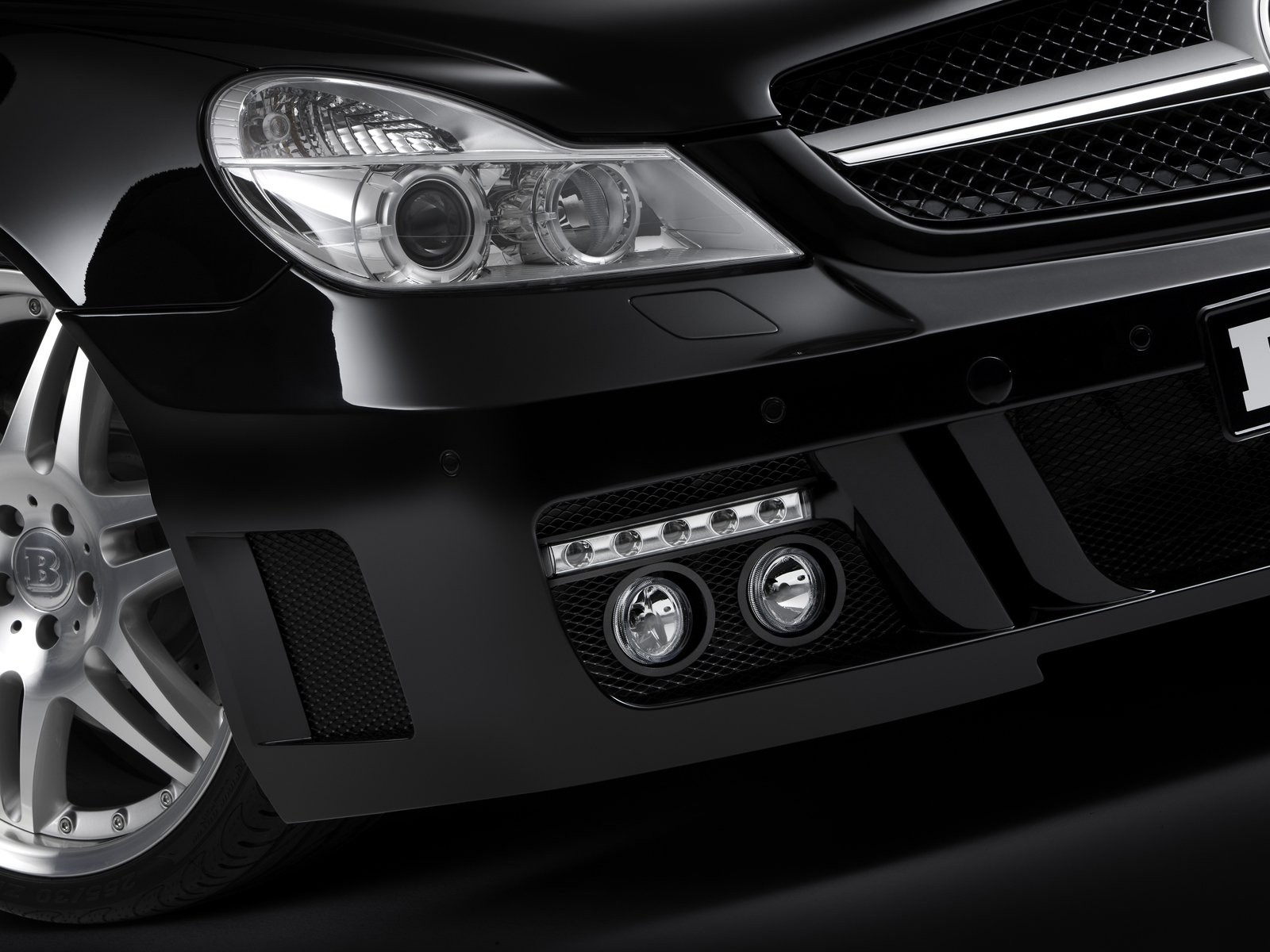 mercedes-benz brabus light black