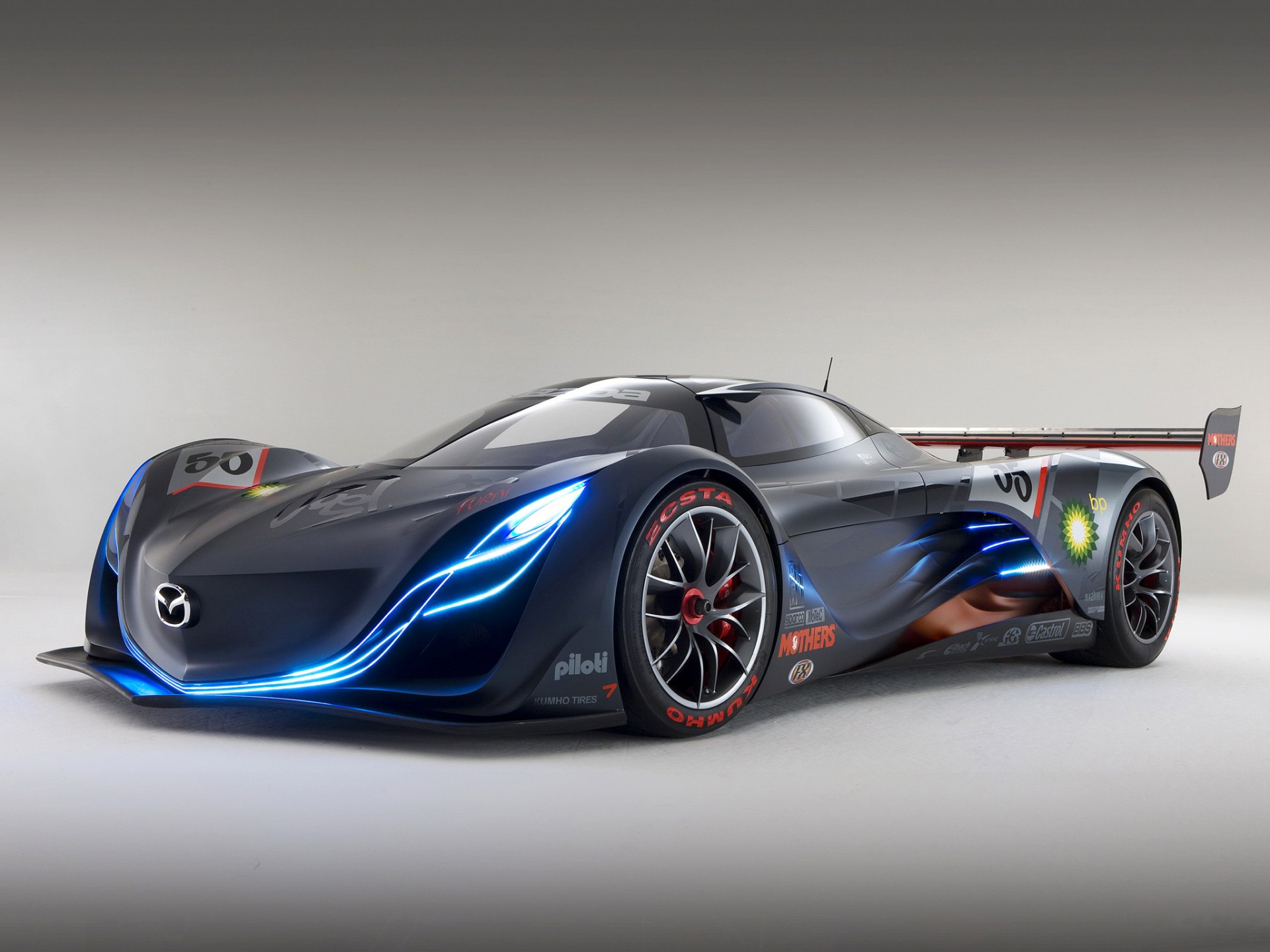 mazda furai neon spoiler