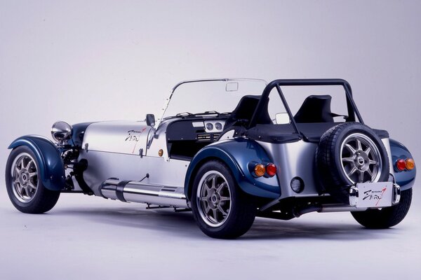 Mitsuoka zero car on a white background at the back