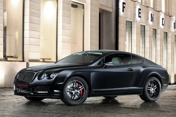 Proiettile, bentley, continentale sulla strada