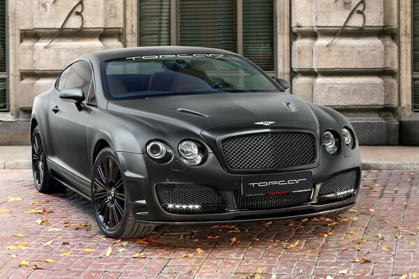 Stylish black Bentley car