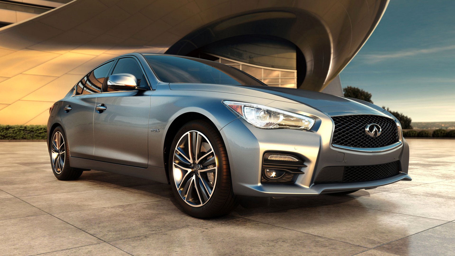 infiniti q50 berlina emblema costruzione