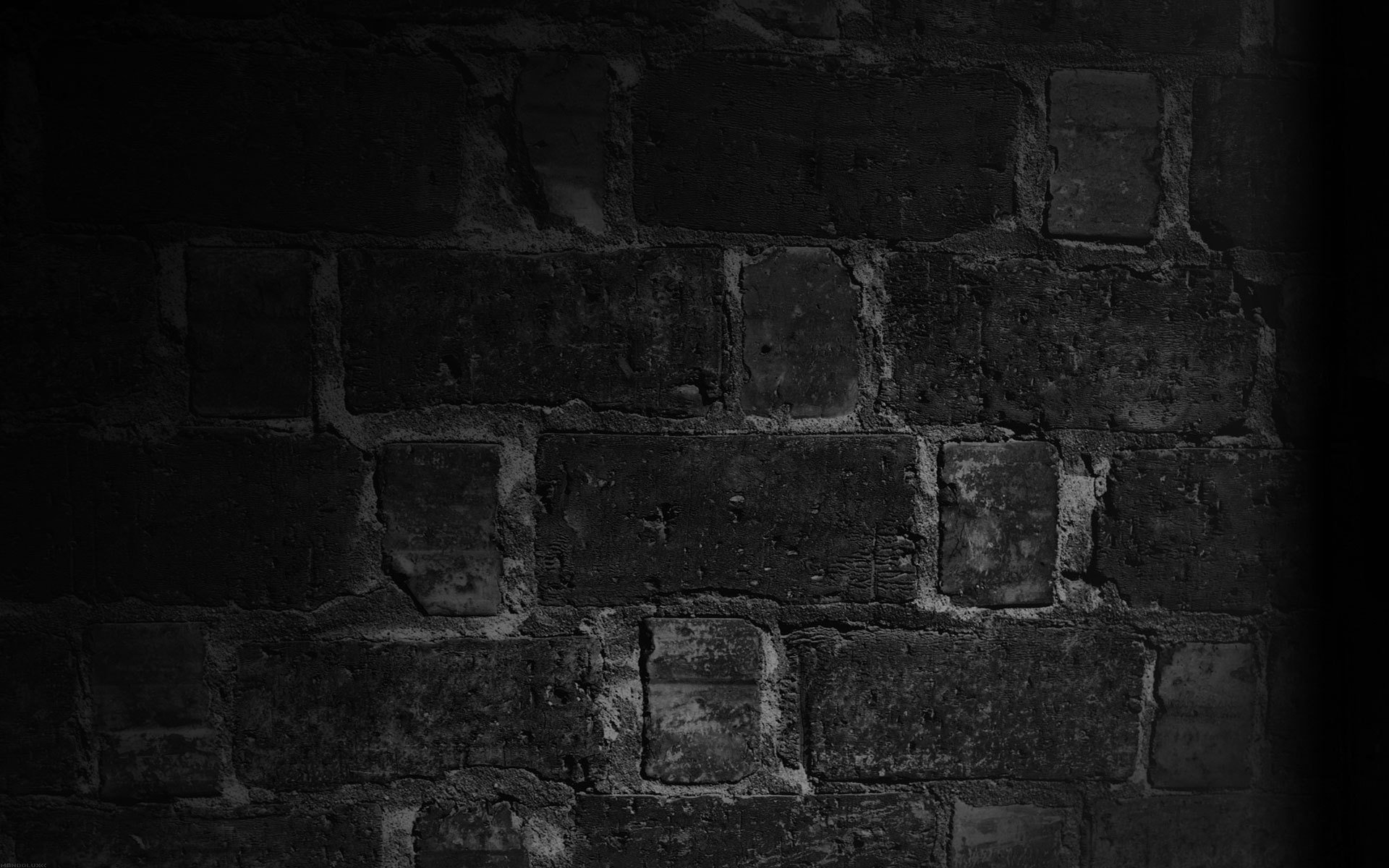 wall brick night mediocrity