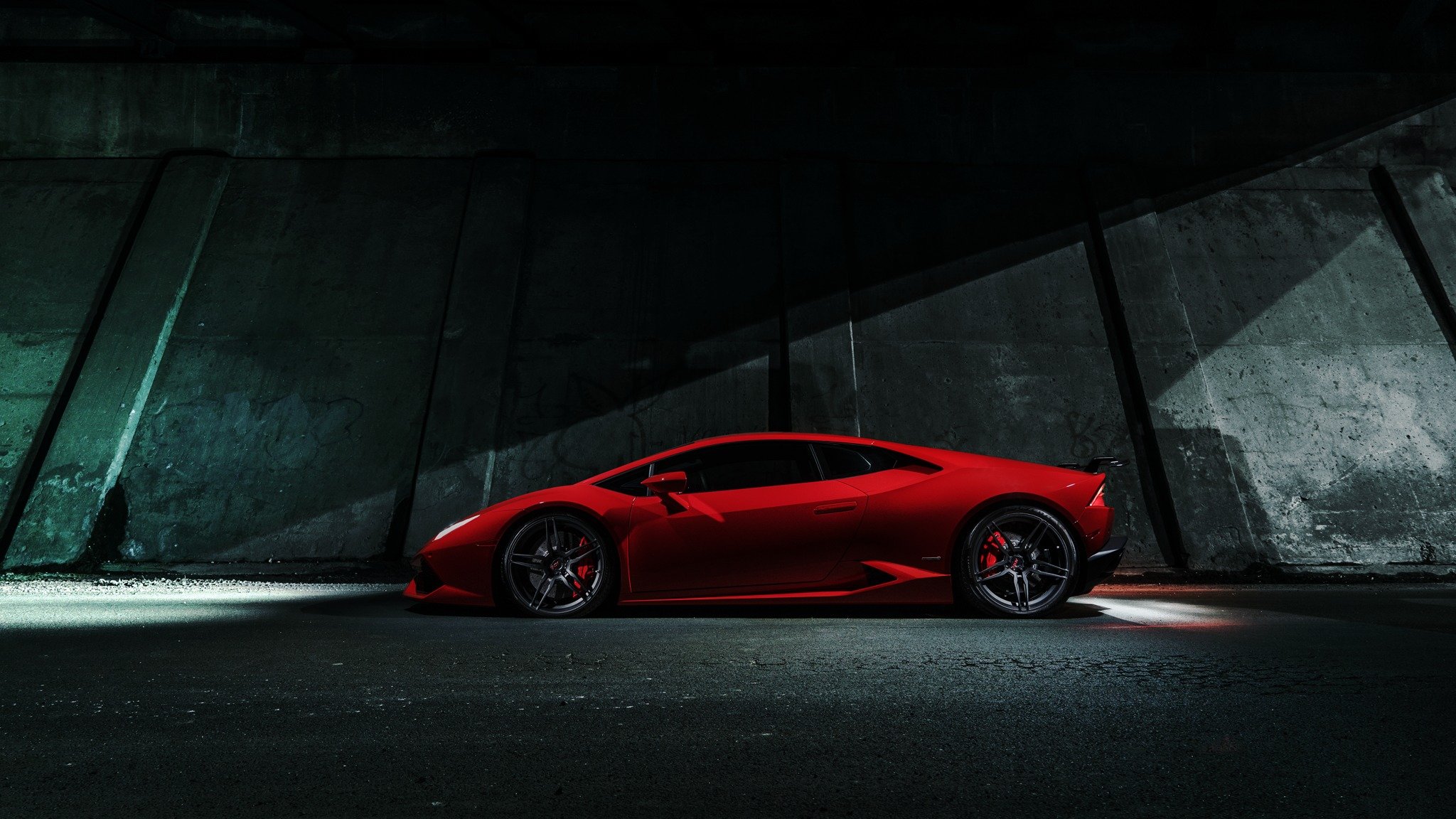 lamborghini huracan lp640-4 exotic supercar v10 red chicago side