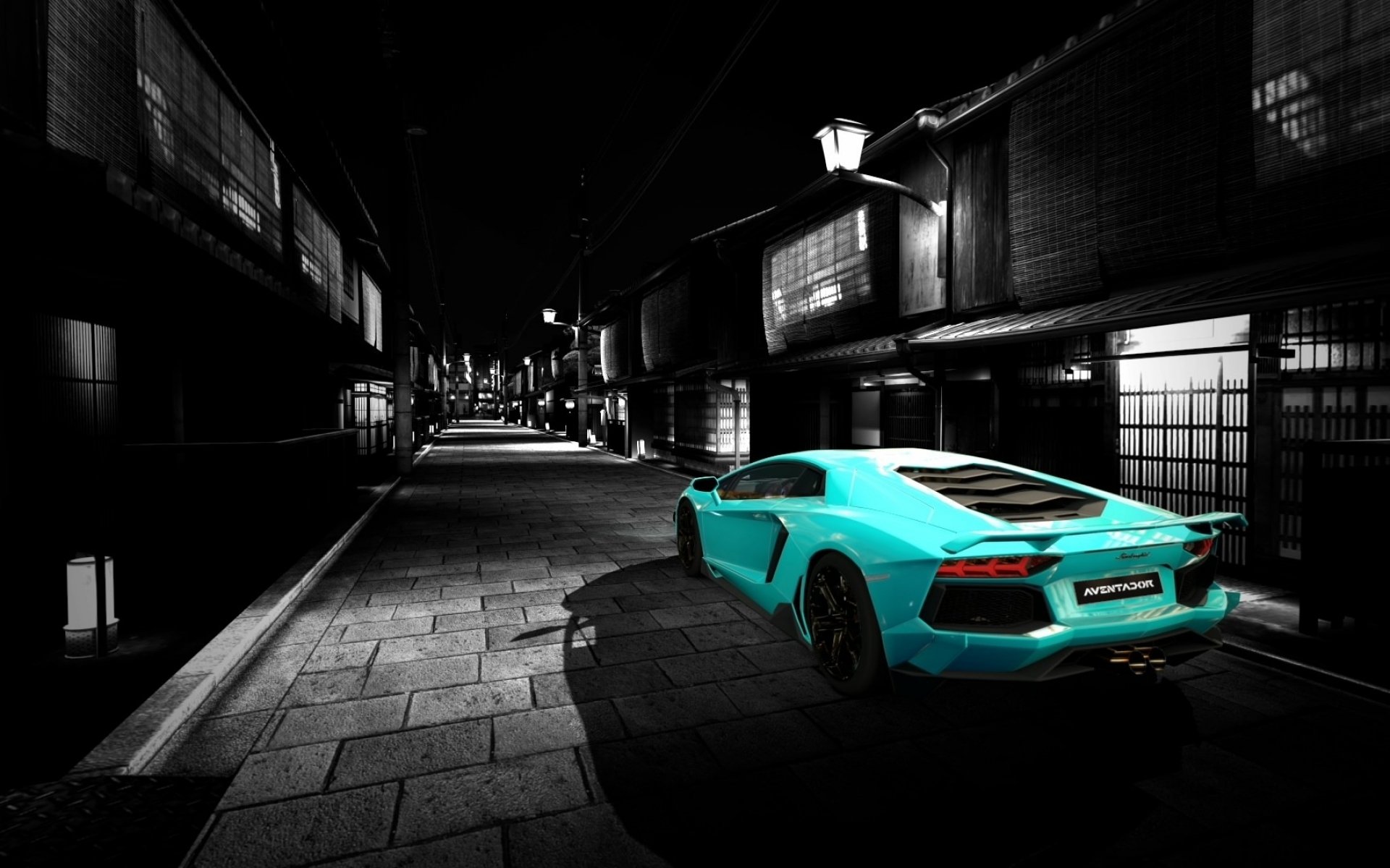 machine car lamborghini art road aventador