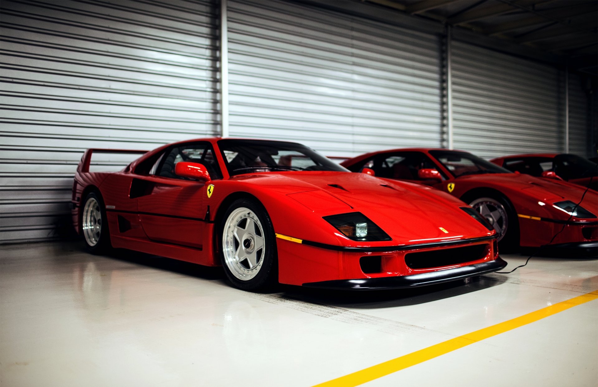 ferrari f40 czerwony przód ferrari czerwony supersamochód