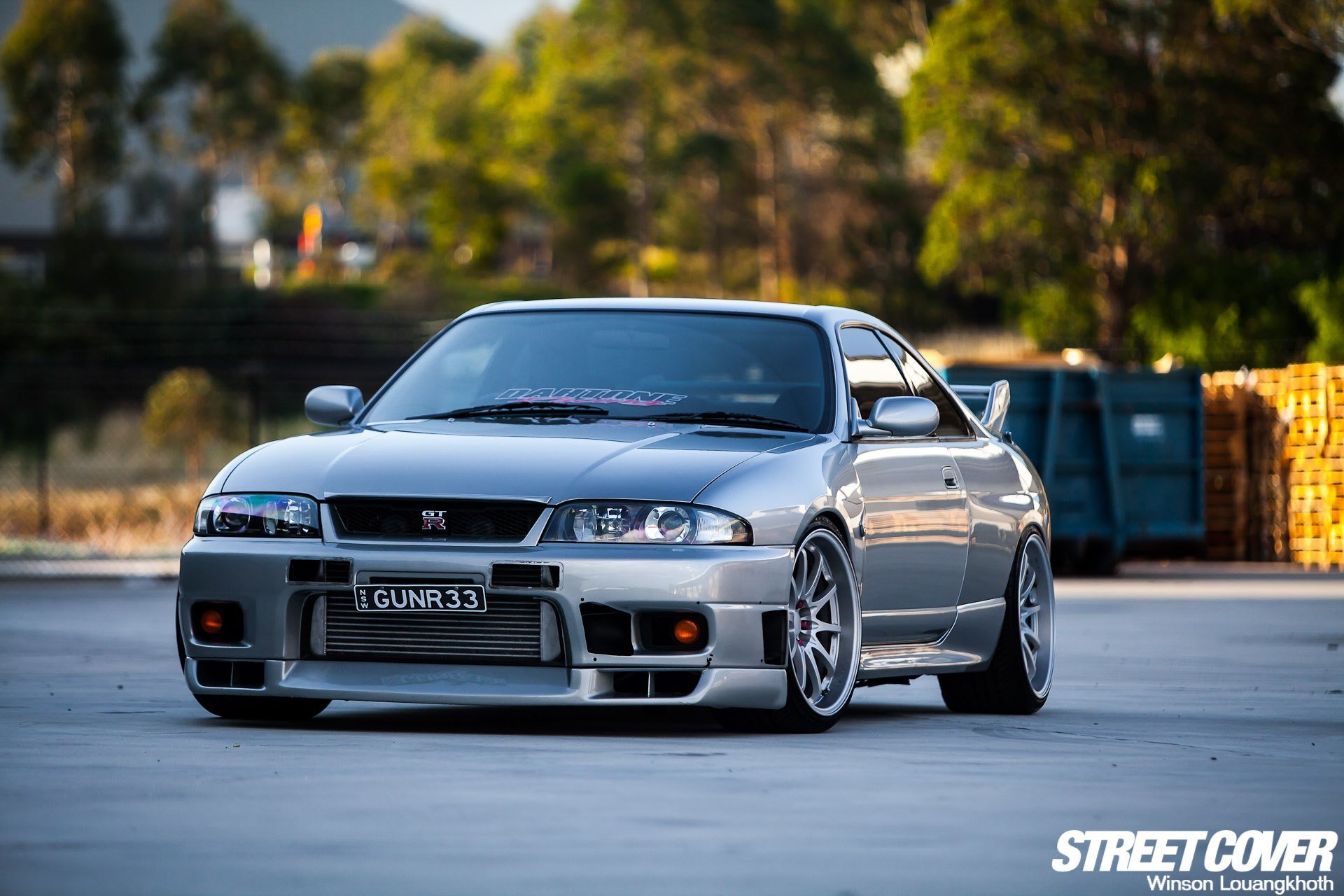 nissan skyline r33 gtp nismo tuning turbo rb jdm gesicht front räder