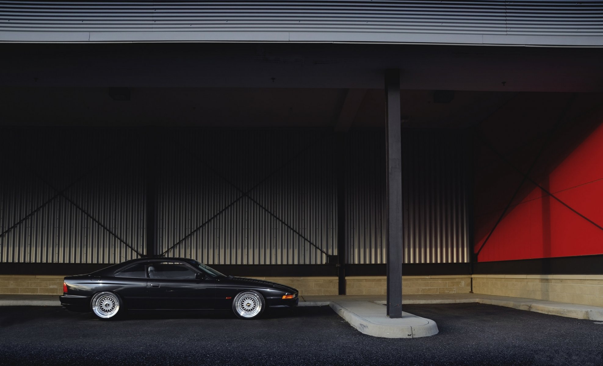 bmw 840cl e31 czarne koła bbs profil bmw felgi bbs baldachim