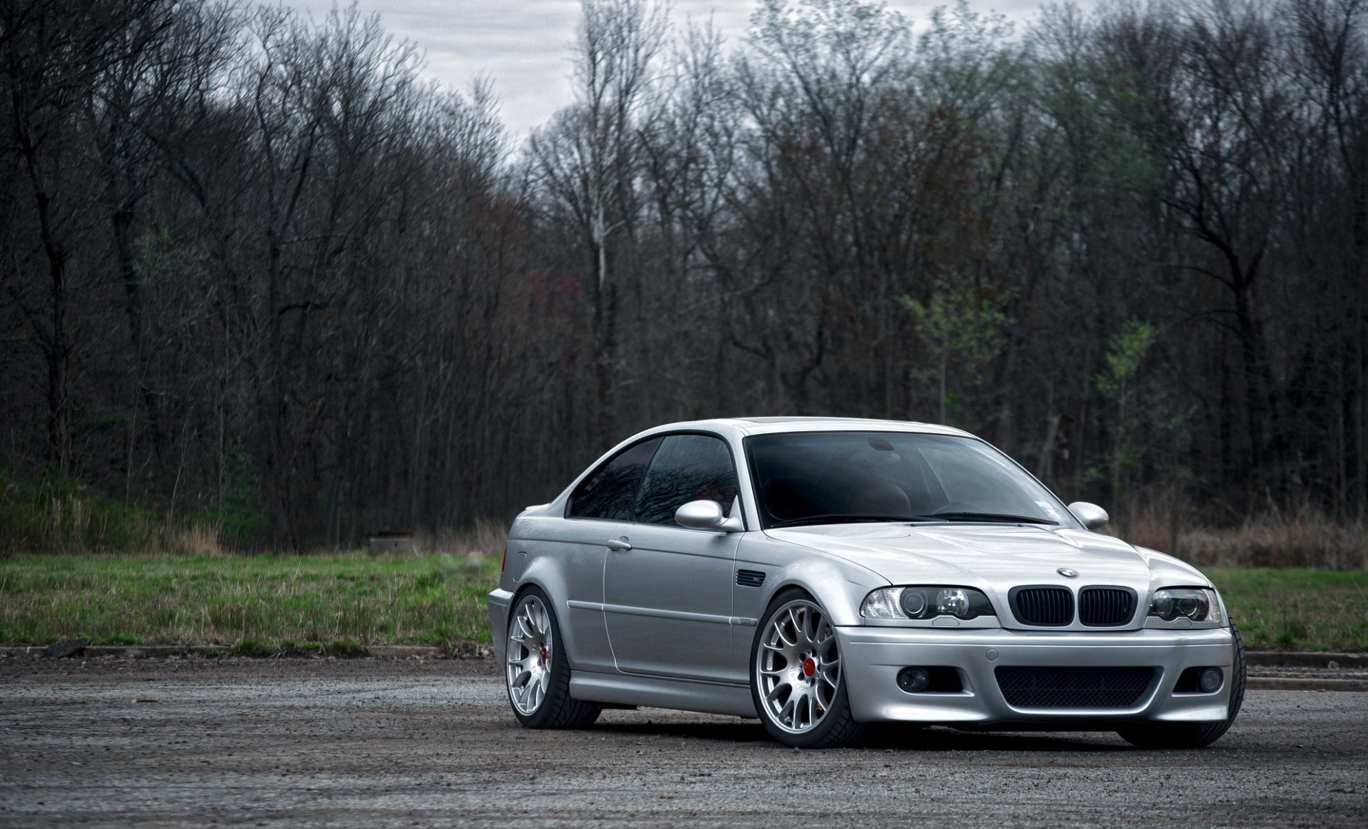 bmw e46 m3 argento anteriore bmw