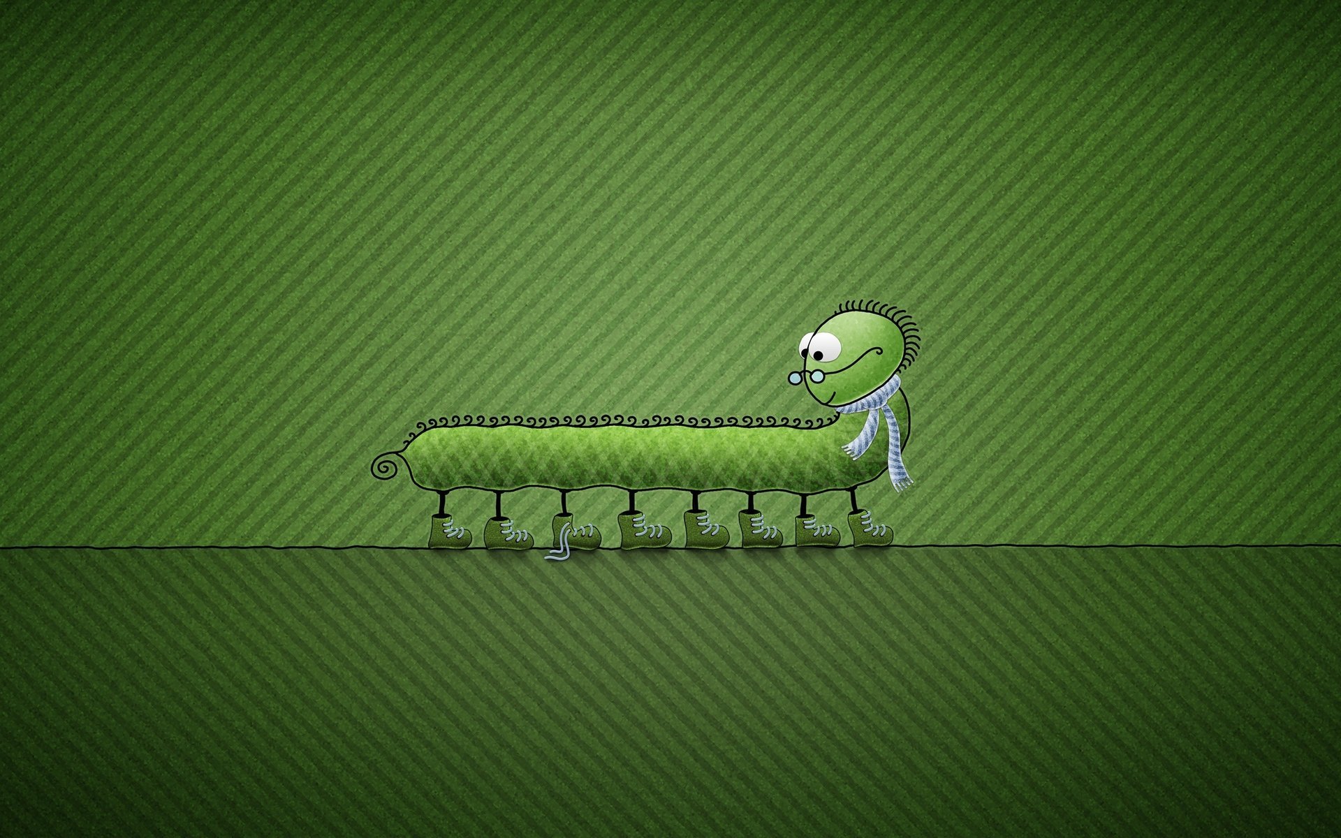 centipede colore verde calze strisce disegni anime struttura superficie 1920x1200