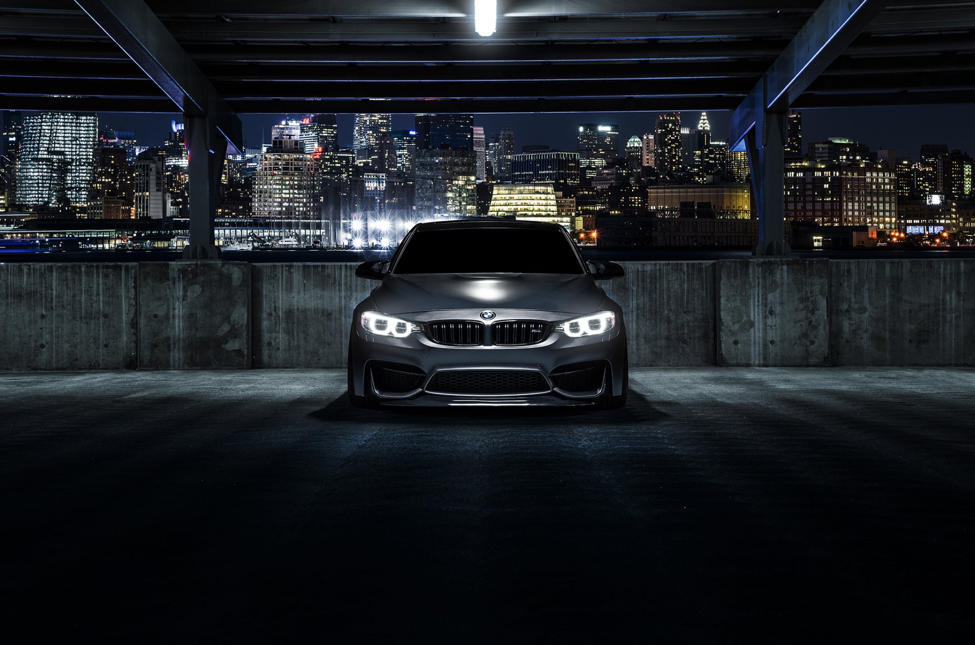 bmw m3 f80 modalità anteriore in carbonio nero opaco nigth