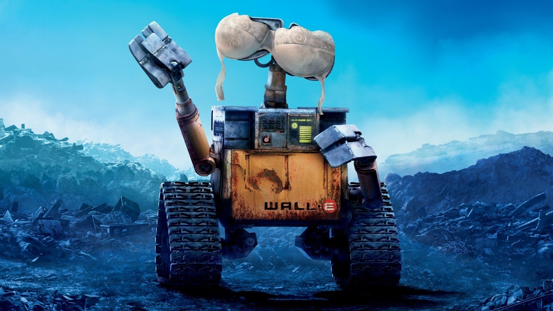 wally bra caterpillar robot valley dump cyborgs androids movie fiction