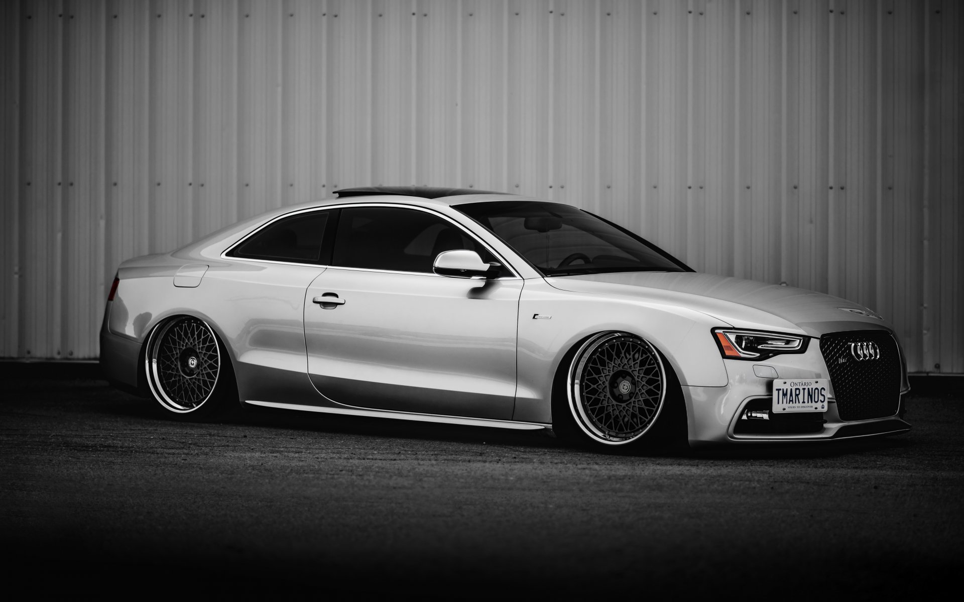 audi s5 car stance tuning