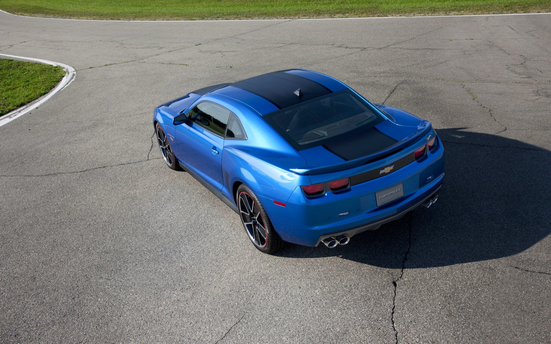 chevrolet camaro auto auto blau asphalt tag chevrolet