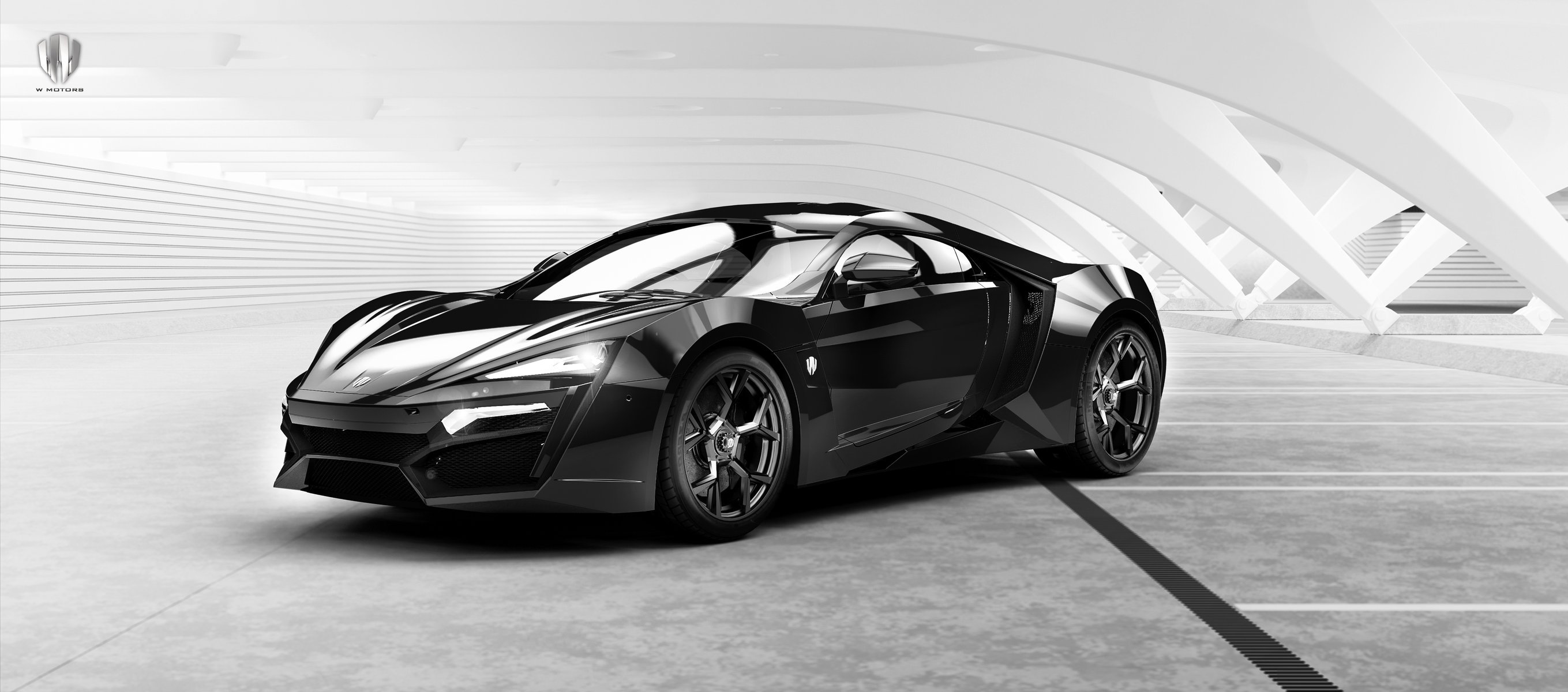 w-motors nero lykan hd padiglione hypersport