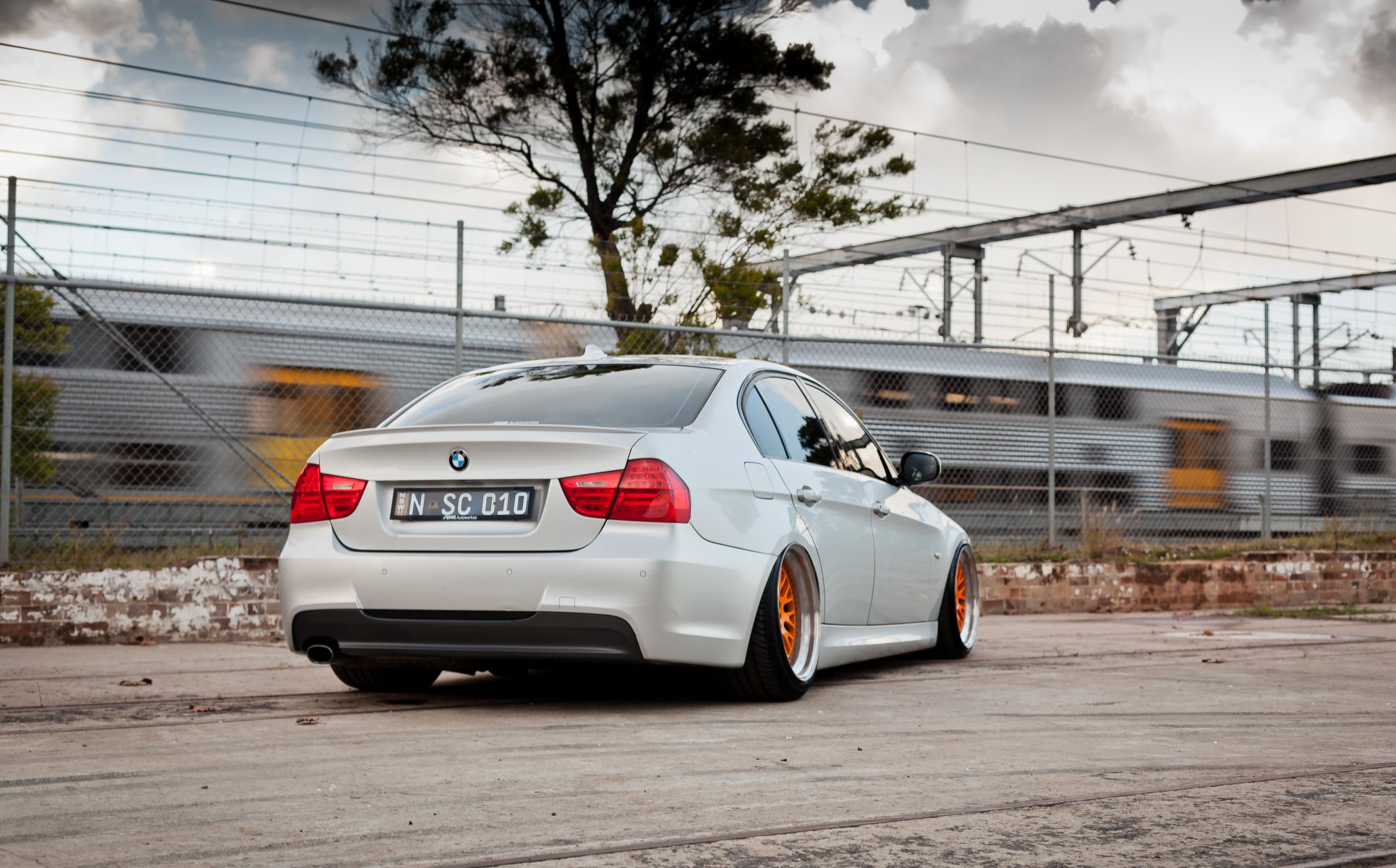 bmw e90 320d tuning bmw série 3 gris