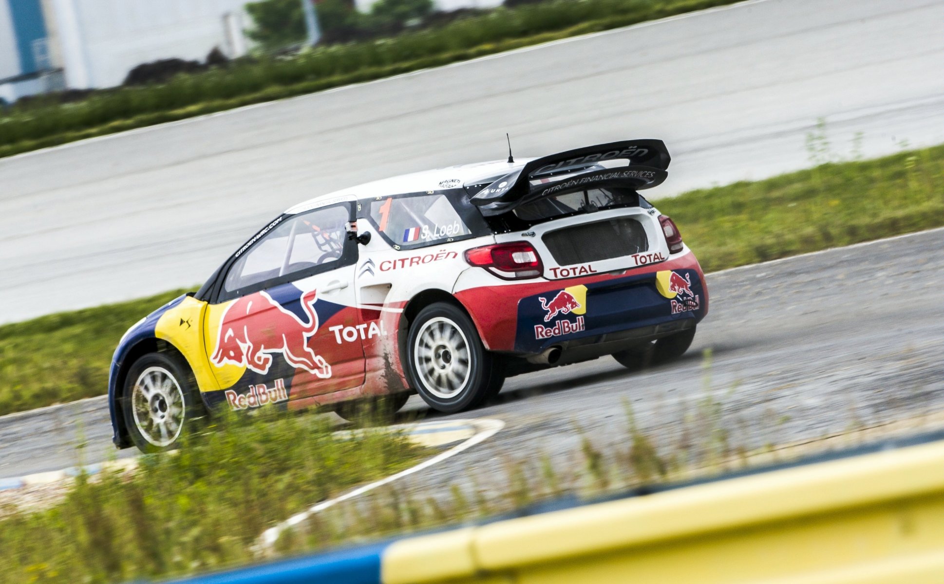 citroen ds3 rally rallycross rally auto sebastian loeb citroen carrera velocidad toro rojo coche