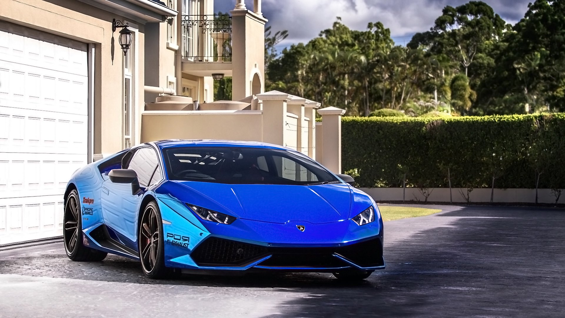 lamborghini huracan blue pur