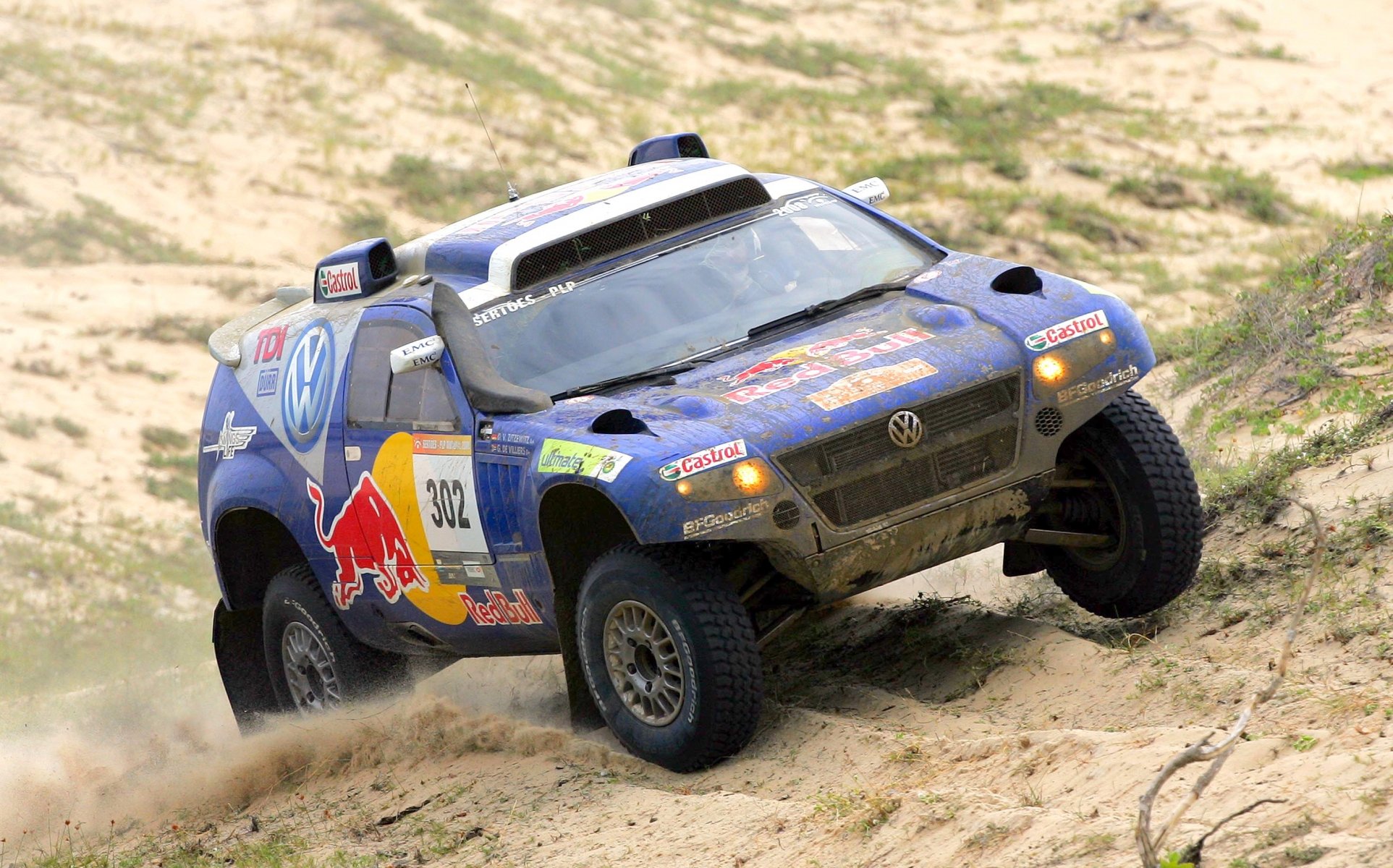 volkswagen tuareg dakar rally anteriore auto suv rally