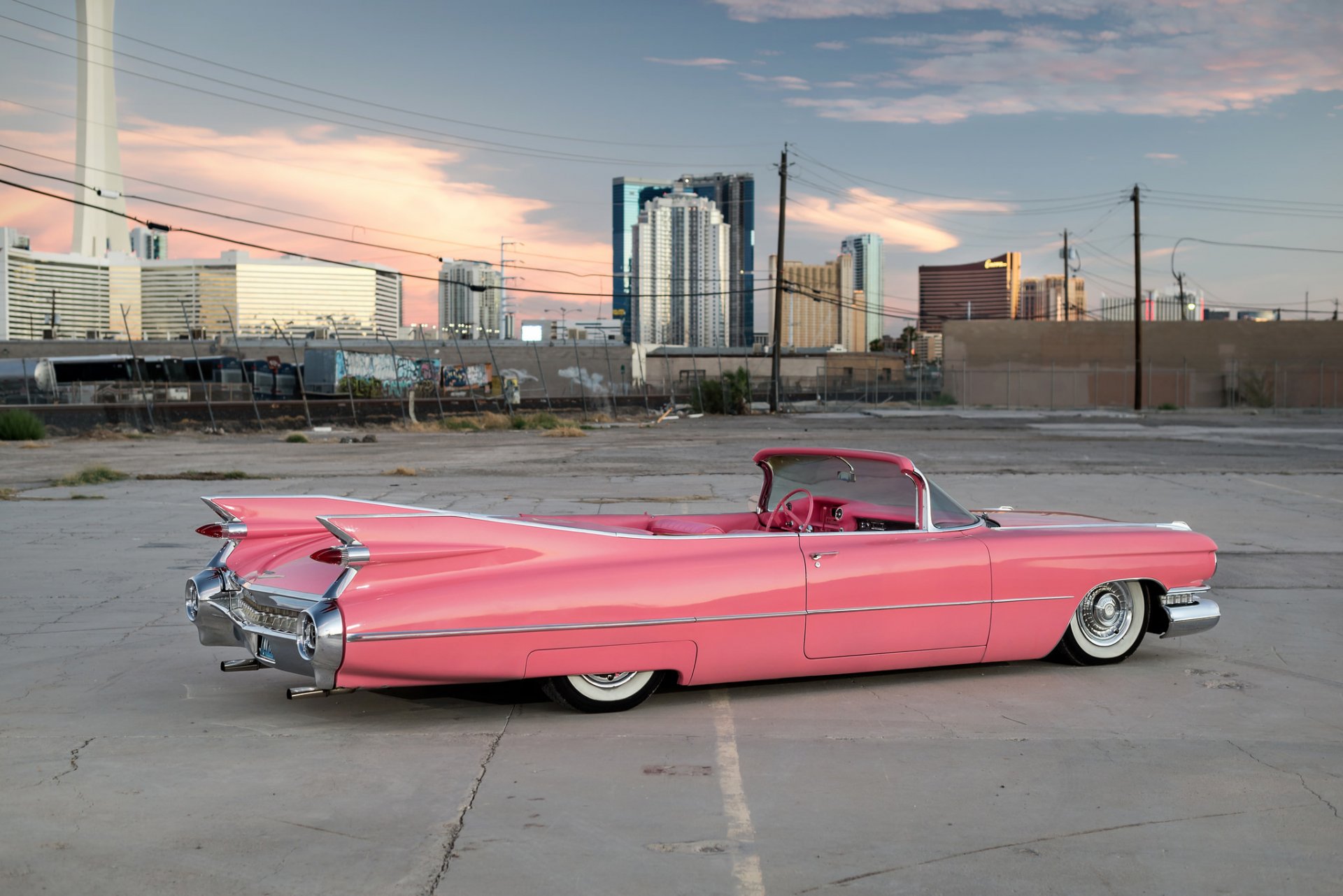 1959 cadillac convertible kabriolet retro