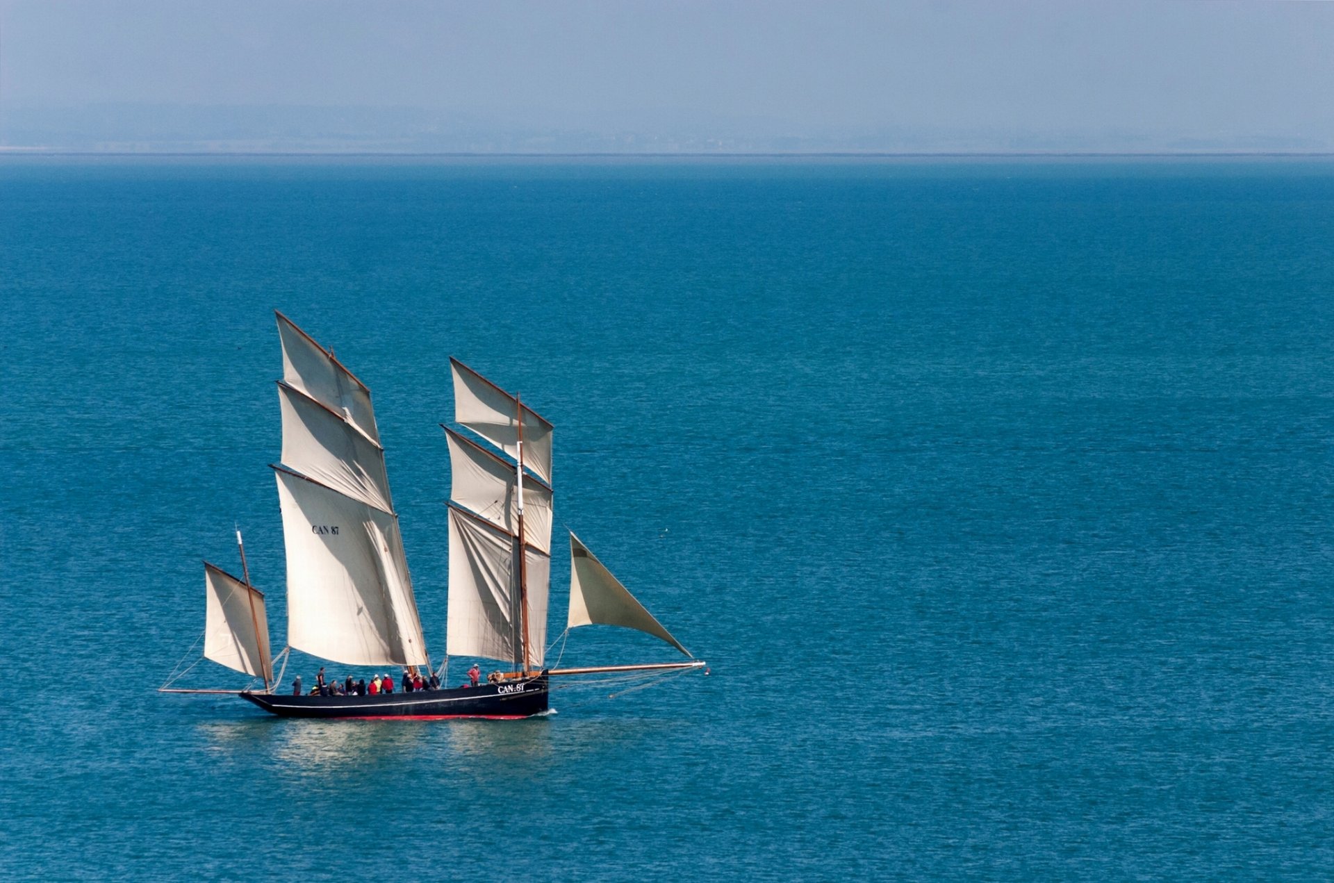 la cancalaise barca a vela lugger mare