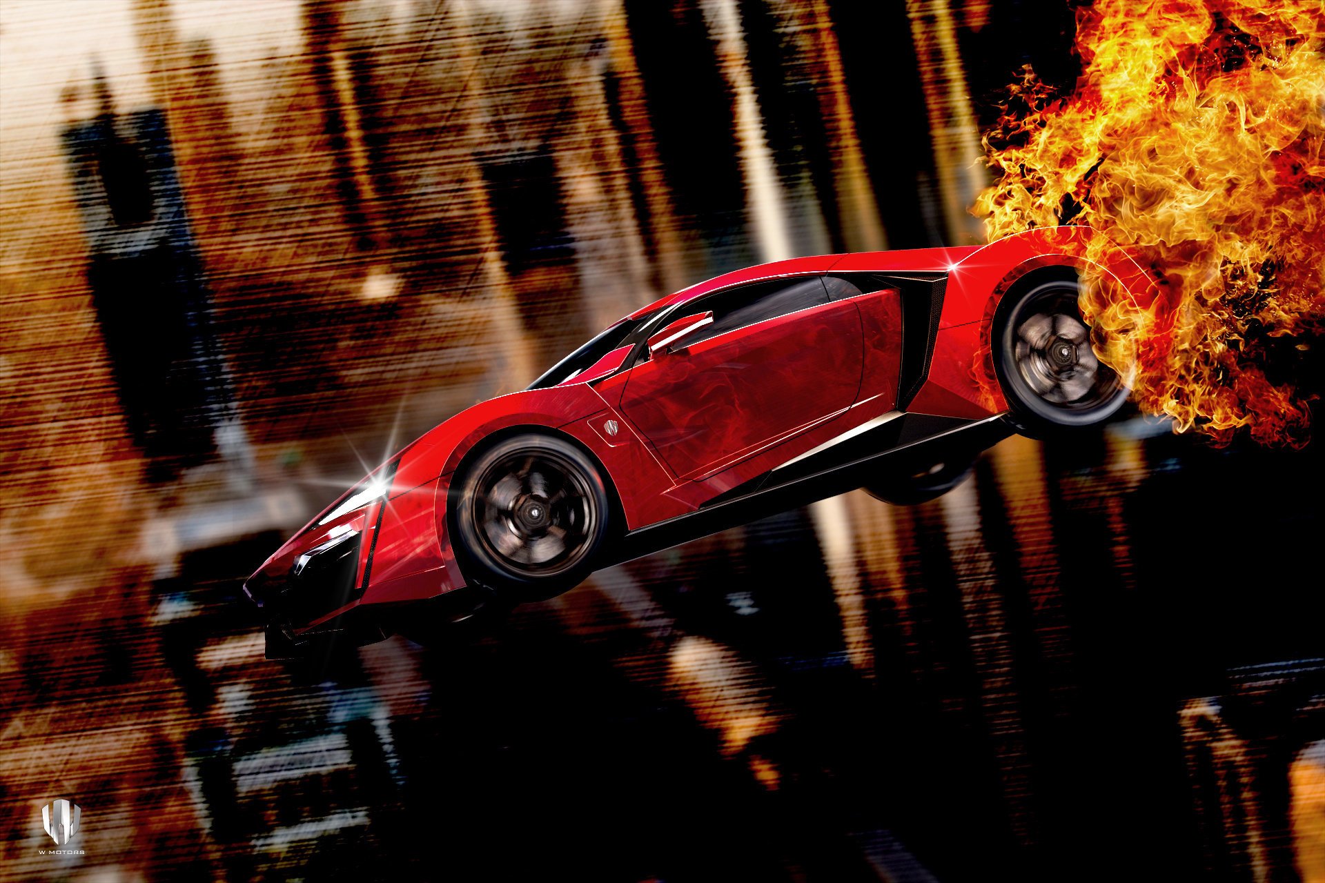 w motors lykan hypersport fast and furious 7 rossi fuoco volare lato