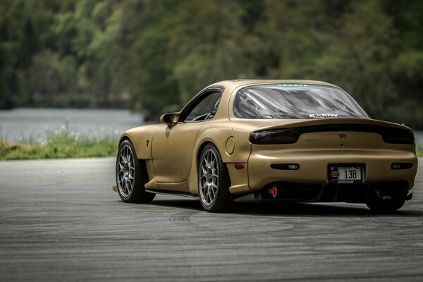 Mazda rh 7 position dark gold