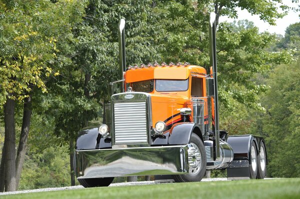 Huge beautiful peterbilt truck