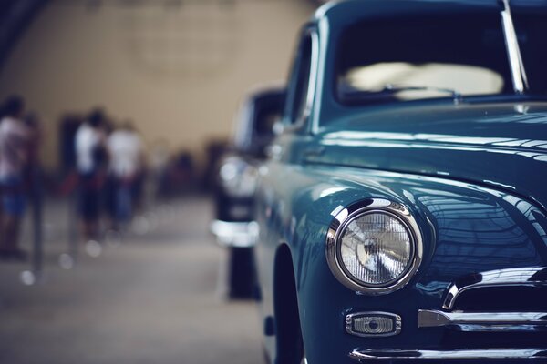 Auto retrò. Mostra di vecchie macchine