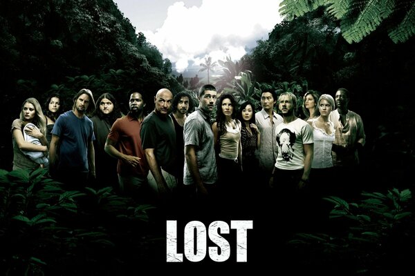 Plakat z serialu Lost