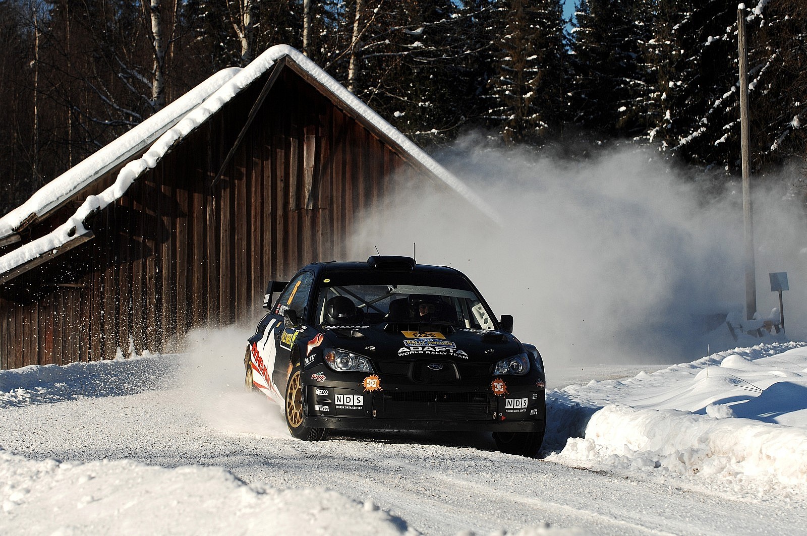 rallye ostberg subaru suède