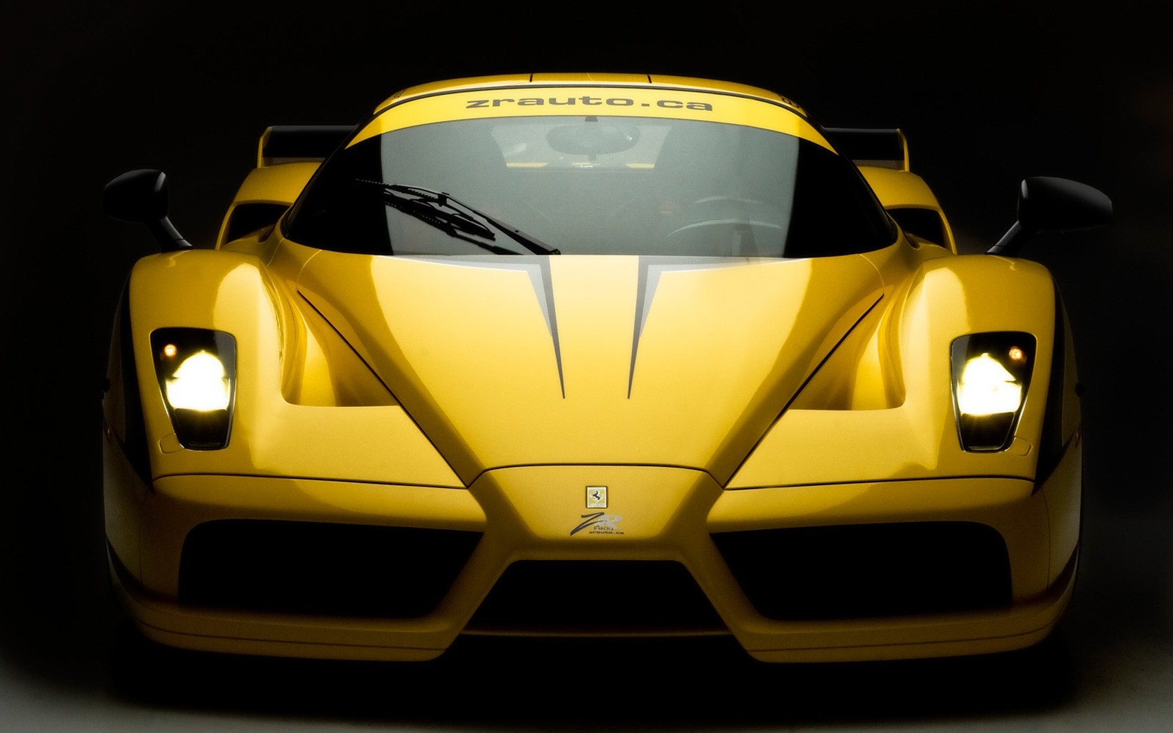 ferrari enzo xx évolution jaune phares