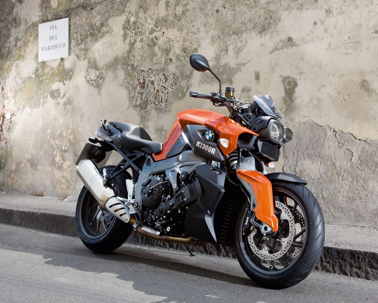 bmw arancione bmw moto tedesca