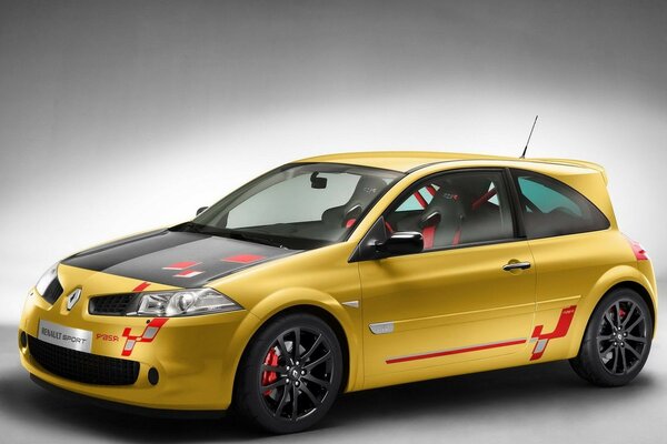 Belle Renault sport jaune