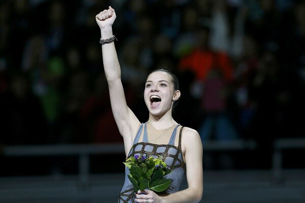 Łyżwiarka figurowa Adeline wygrała Zimowe Igrzyska Olimpijskie w łyżwiarstwie figurowym