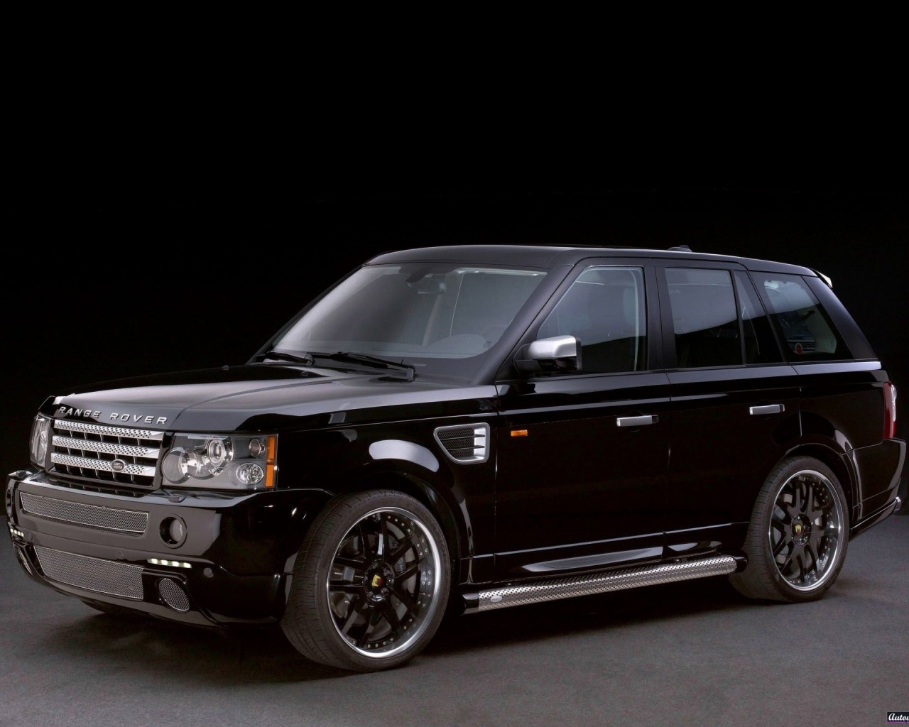 avto land rover black car