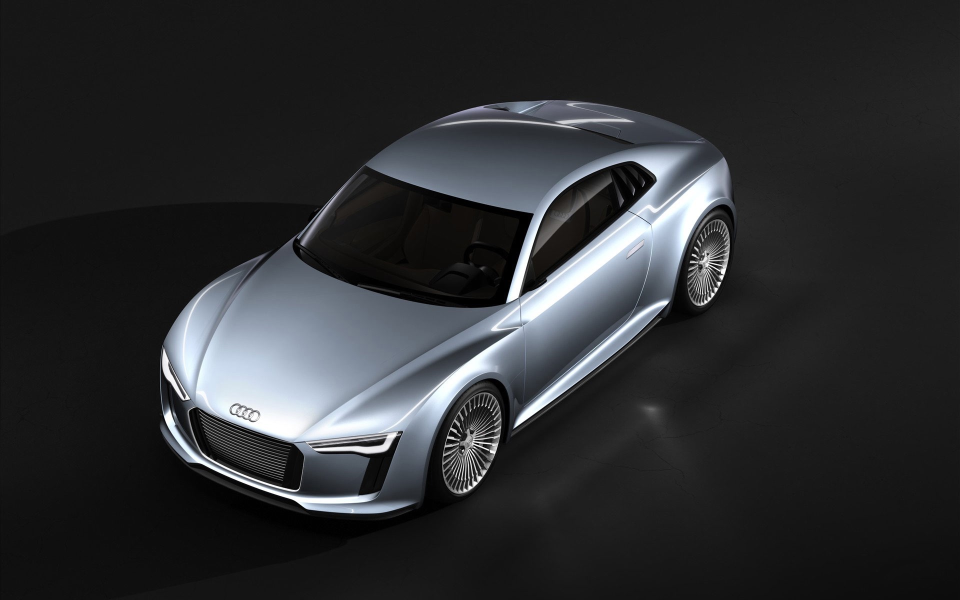 audi e-tron concept gris